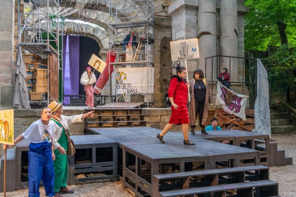 Das tapfere Schneiderlein (2025): Birgit Franz, Stefan Schneller, Ute Schlüchtermann, Nathan Herzfeld, Melanie Frick, Olha Hordyshevska