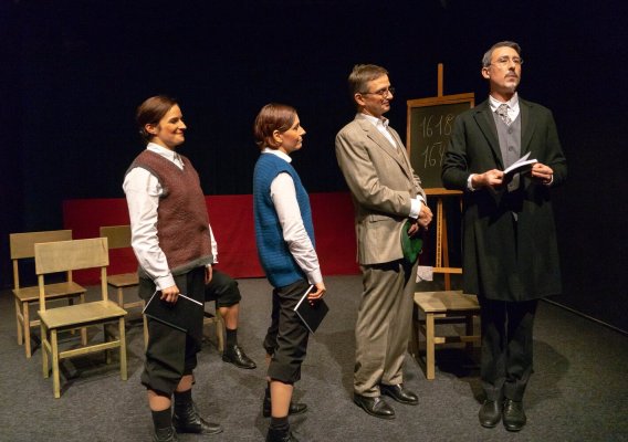 Die Feuerzangenbowle (2019): Pierre Soldatenko, Mathias Leitloff, Marietta Weller