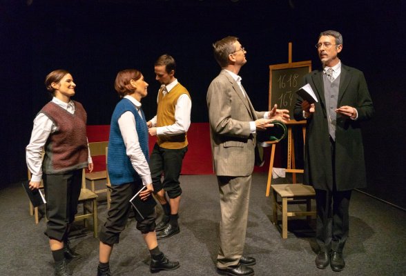 Die Feuerzangenbowle (2019): Pierre Soldatenko, Mathias Leitloff, Marietta Weller